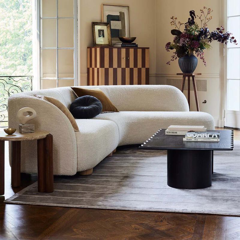 West Elm Laurent 2-Piece Wedge Chaise Modular Sofa image number 3